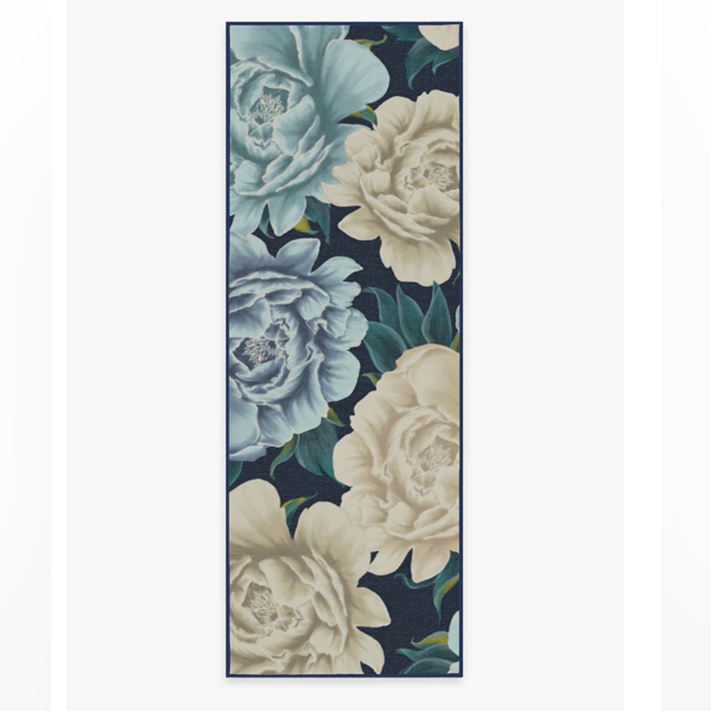 Ruggable Runner: Midnight Peony